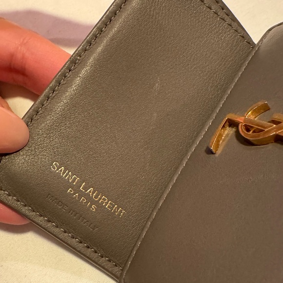 ⭐️AUTHENTIC YSL Mini Trifold Wallet - Picture 17 of 17